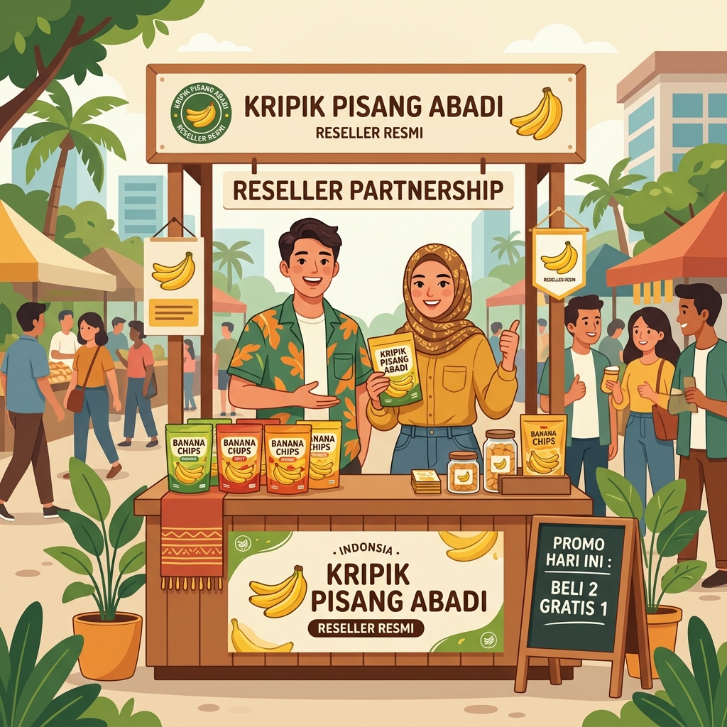 Paket mitra reseller dan agen Rumah Keripik Makassar Gowa