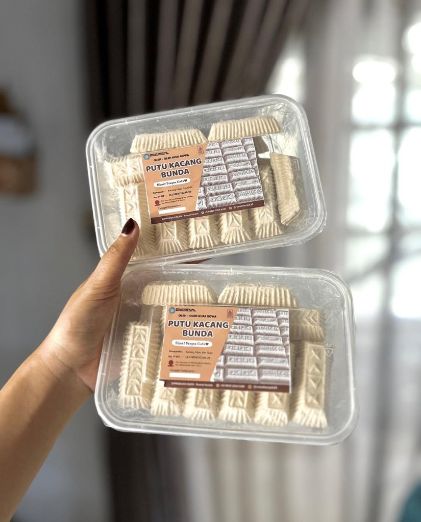 Putu Kacang Bunda Rumah Keripik camilan tradisional Makassar Gowa